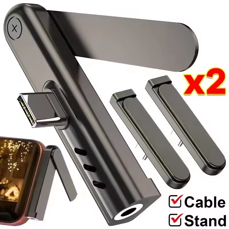 Mobile Pedestal Cabinet - 2/1PCS Portable USB C To 3.5mm