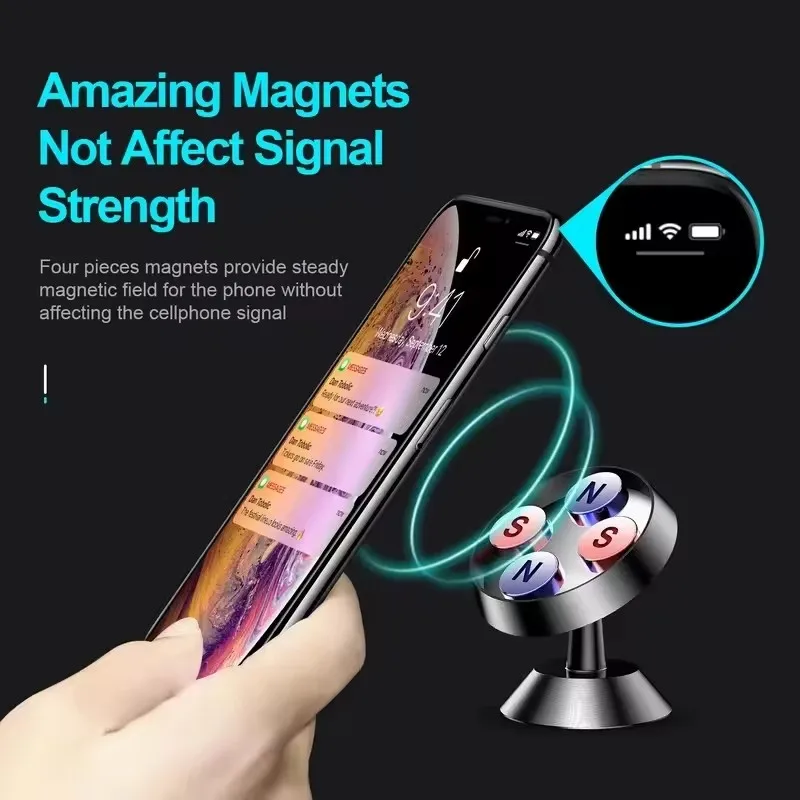 Magnetic Car Phone Holder Magn - Mobile Pedestal Cabinet recension och pris