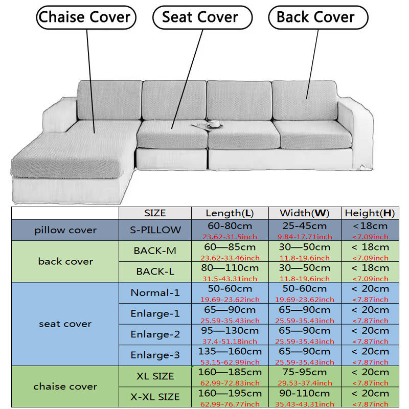 thick plush Sofa Cover Elastic - Office Furniture Removal recension och pris