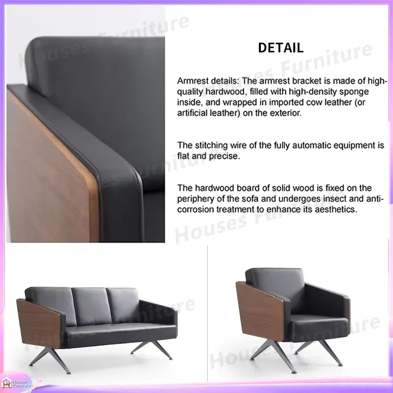 Modern 3 Seater Office Sofa Le - Office Furniture Wholesale recension och pris