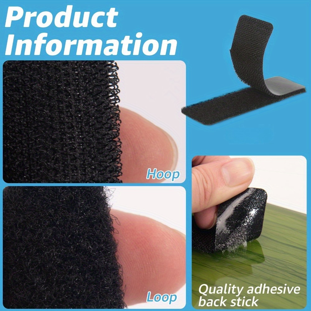 50/100pcs Black Self-Adhesive  - Office Furniture Removal recension och pris