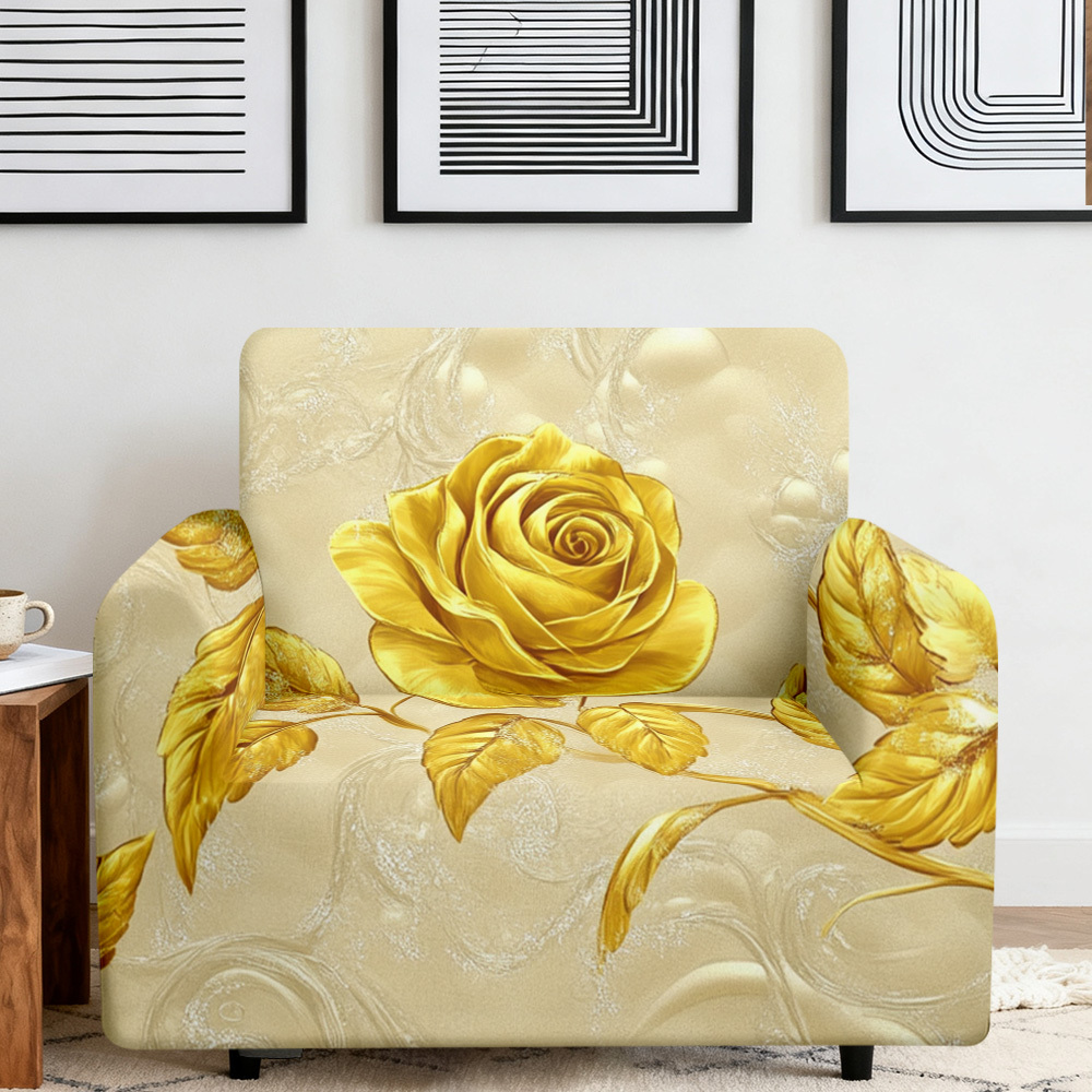 1pc Opulent Golden Rose Leaf P - Office Furniture Removal recension och pris