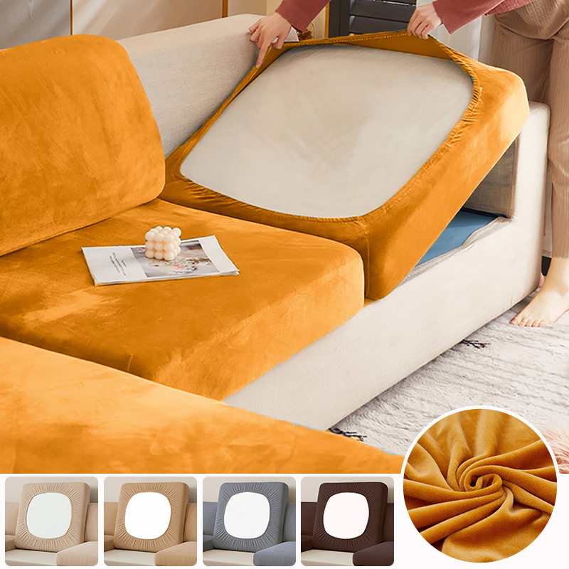 Elastic Velvet Sofa Seat Cushi - Office Furniture Removal recension och pris